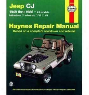 1976-1986 Jeep Cj7 Repair Manual Haynes Jeep Repair Manual 50020 76 77 78 79 80 81 82 83 84 85 86