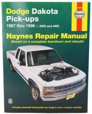 1987-1996 Dodge Dakota Repair Manual Haynes Dodge Repair Manuall 30020 87 88 89 90 91 92 93 94 95 96