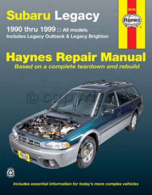 1990-1999 Subaru Legacy Repair Manual Haynes Subaru Repair Manula 89100 90 91 92 93 94 95 96 97 98 99