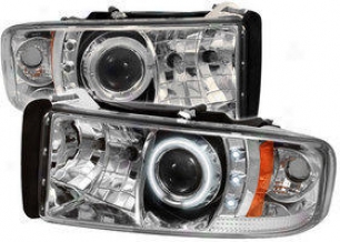 1994-2001 Dodge Ram 1500 Headlight Spyder Dodge Headlight Pro-yd-dr94-ccfl-c 94 95 96 97 98 99 00 01