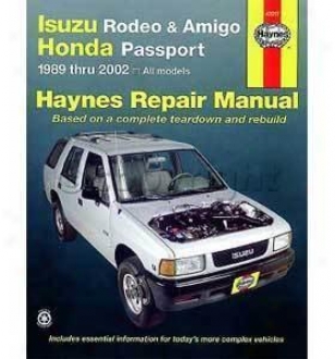 1995-2002 Honda Passport Repair Of the hand Haynes Honda Repair Manual 47017 95 96 97 98 99 00 01 02