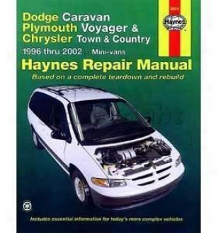 1996-2002 Chrysler Town & Country Repair Manual Haynes Chrysler Retrieve Mznual 30011 96 97 98 99 00 01 02