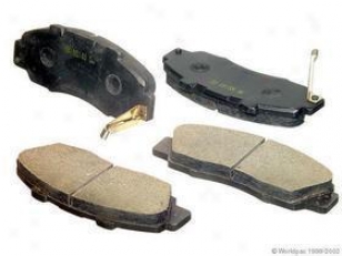 1997-2001 Acura Integra Brake Pad Set Akebono Acura Brake Pad Set W0133-1617406 97 98 99 00 01