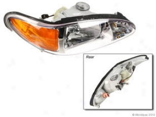 1997-2002 Ford Escort Headlight Vaip - Vision Lighting Ford Headlight W0133-1844508 97 98 99 00 01 02