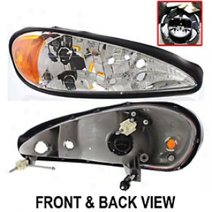 1999-2005 Pontiac Grand Am Headlight Replacement Pontiac Headlight 20-5539--00 99 00 01 02 03 04 05