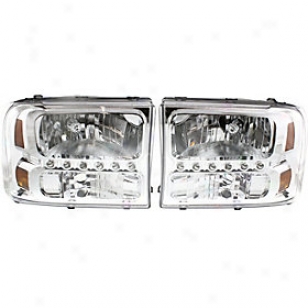 1999-2007 Ford F-250 Super Duty Hesdlight Anzo Fird Headlight 111088 99 00 01 02 03 04 05 06 07