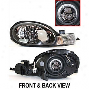 2000-2002 Dodge Neon Headlight Replacement Dodge Headlight 3331147ras2 00 01 02