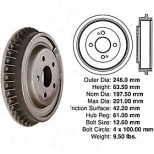 2001 Honda Civic Brake Drum Centric Honda Brake Drum 122.40014 01