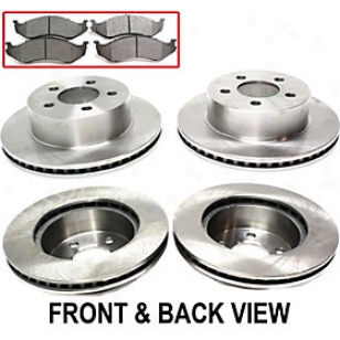 2001 Jeep Cherokee Brake Disc And Pad Kit Repllacement Jeep Brake Dizc And Pad Kit Repj270101 01