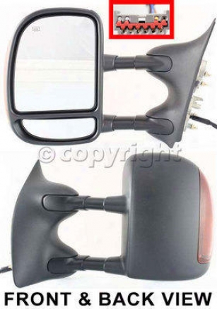 2003-2007 Ford F-450 Super Tax Mirror Kool Vue Ford Mirror Fd89el 03 04 05 06 07