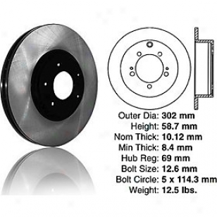 2004-2008 Mitsubishi Endeavor Brake Disc Centric Mitsubishi Brake Disc 120.46067 04 05 06 07 08