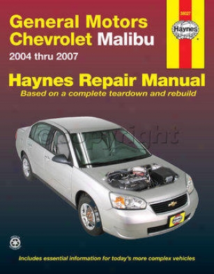 2004-2010 Chevrolet Malibu Repair Manual Haynes Chevrolet Repair Manual 38027 04 05 06 07 08 09 10