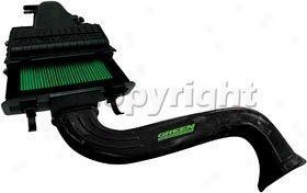 2004 Ford F-150 Cold Air Intake Green Ford Coldness Air Intake 2566 04