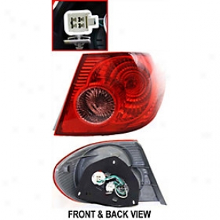 2005-2008 Toyota Corolla Tail Light Replacement Toyota Tail Light T730117 05 06 07 08