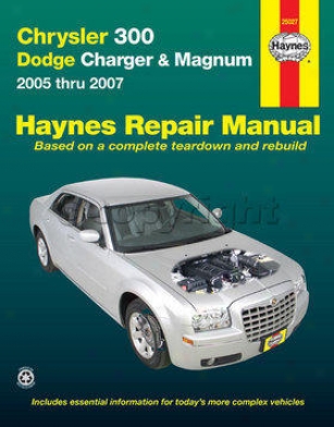 2005-2009 Chrysler 300 Repair Of the hand Haynes Chrysler Repair Manual 25027 05 06 07 08 09