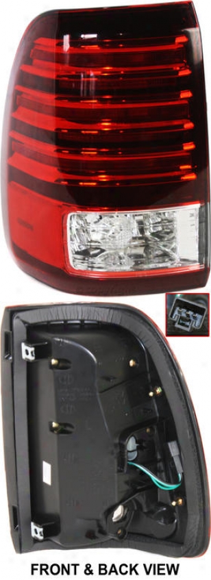 2006-2007 Lexus Lx470 Tail Light Replacement Lexus Tail Light Rep7l30102 06 07