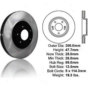 2006-2011 Hyundai Sonata Brake Disc Centric Hyundai Brake Disc 120.51020 06 07 08 09 10 11