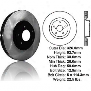 2009-2010 Subaru Impreza Brake Disc Centric Subaru Brake Disc 120.47022 09 10