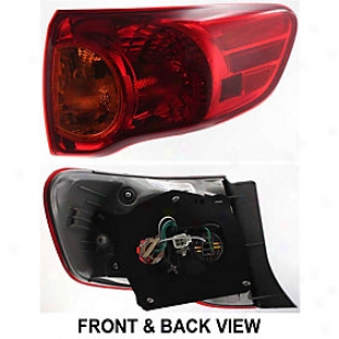 2009-2010 Toyota Corolla Tail Light Replacement Toyota Caudal appendage Light Rept730103 09 10