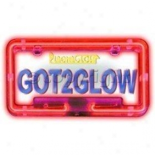 License Plate Form Plasmaglow  License Plate Frame 10122