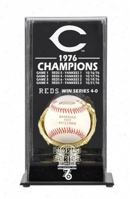 1976 Cincinnati Reds World Series Champs Display Case