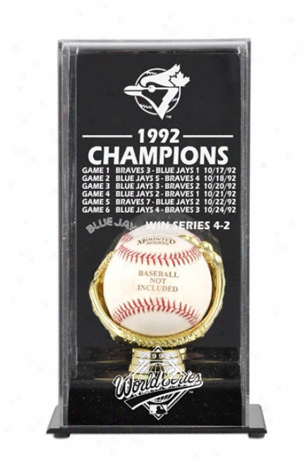 1992 Toronto Blue Jays World Series Champs Display Case