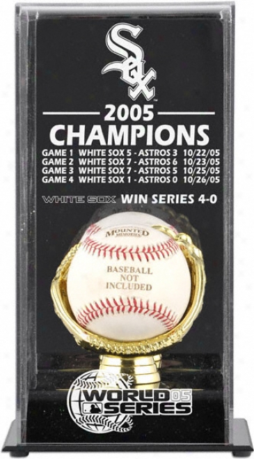 2005 Chucago White Sox World Series Chwmpz Display Case