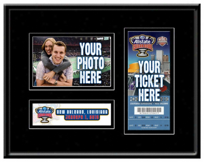 2010 Sugar Bow Game Day Ticket Frame