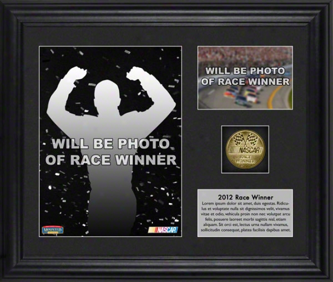 2012 Gatorade Duel 1 Generation At Daytona International Speedway Matt Kenseth Race Winner Framed 6x8 Photo  Details: W/ Plate And Gold Coin, L.e. Of 317