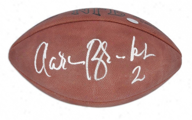 Aaron Brooks Autographed Football  Details: Pro Football