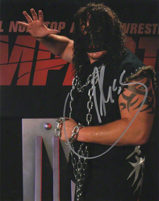 Abyss Autographed 8x10 Photograph With The Monster Inscription