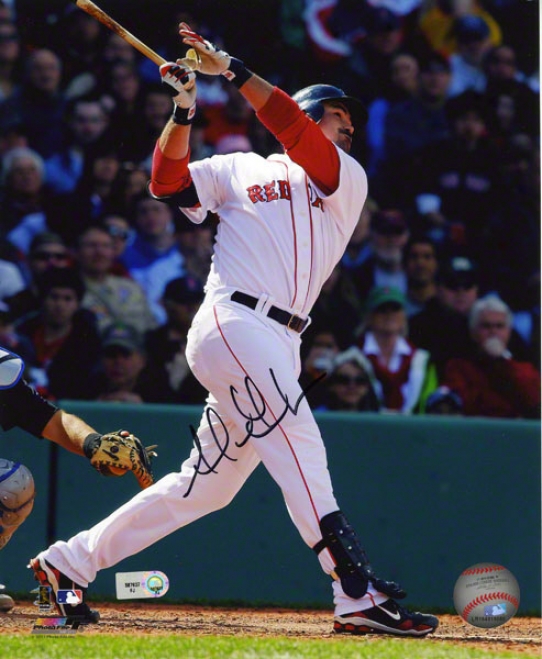 Adrian Gonzalez Autographed Photograph  Details: Bosyon Red Sox, 8x10