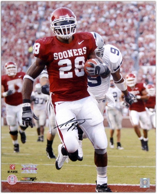 Adrian Peterson Oklahoma Sooners Autographed 162x0 Photo