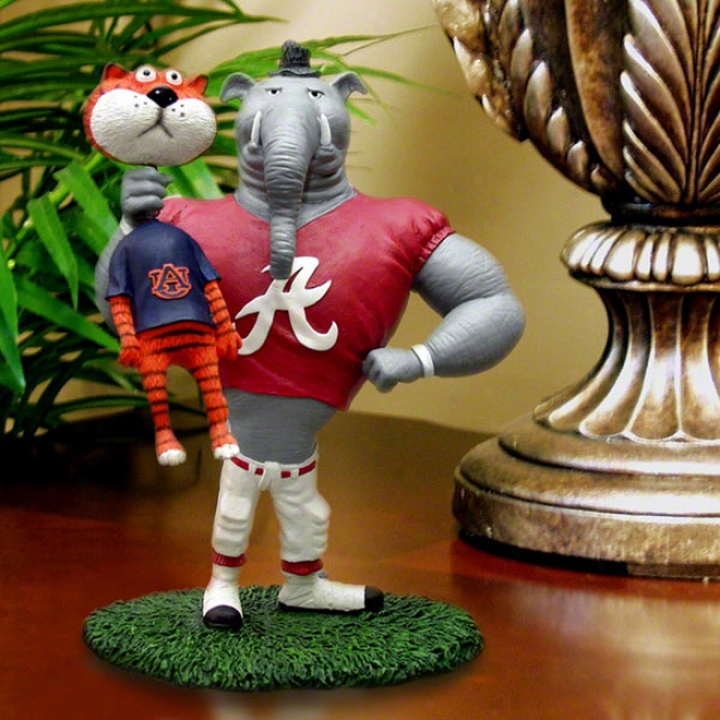 Alabama Crimson Tide Lester Single Choke Rivalry Figurine