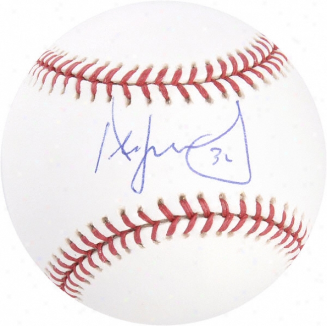 Alex Fernandez Autographed Baseeball