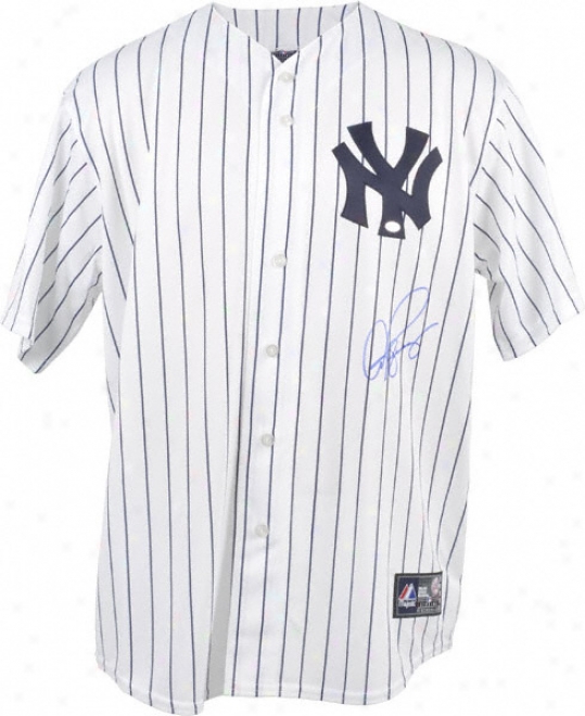 Alex Rodriguez Autographed Jersey  Details: New York Yankees, Majestic Home Replica