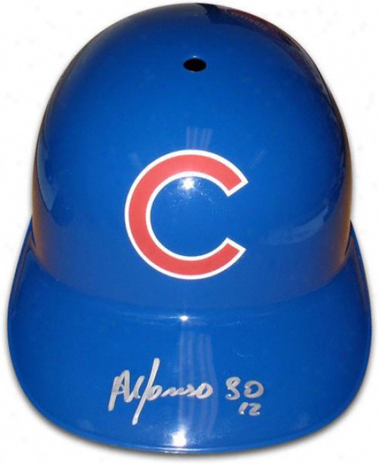 Alfonso Soriano Chicago Cubs Autographed Full-size Replica Batting Helmet