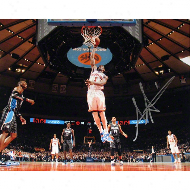 Amar'e Stoudemire New York Knicks Vs Orlando 8x10 Autographed Photograph