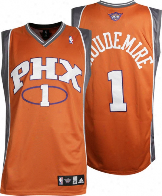 Amar'e Stoudemire Orange Adidas Nba Authentic Phoenix Sums Jersey