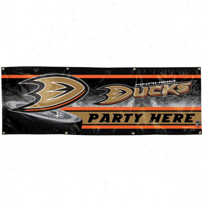 Anaheim Ducks 2x6 Vinyl Banner
