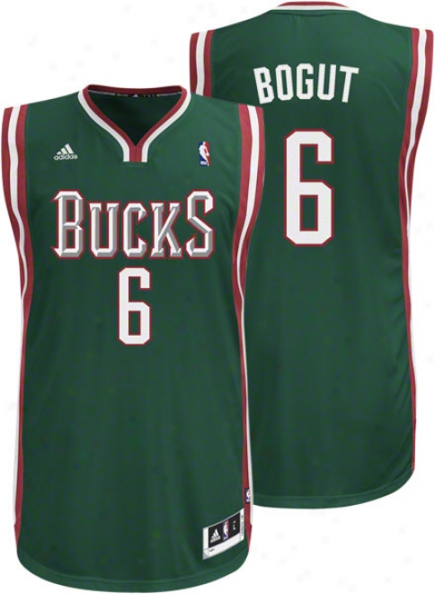 Andrew Bogut Green Adidas Revolution 30 Swingman Milwaukee Bucks Jersey