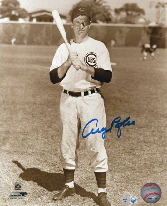 Andg Pafko Chicago Cubs Autographed 8x10 Photograph