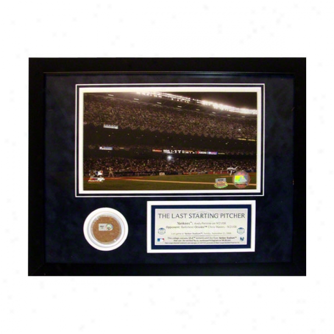 Andy Pettitte Unaccustomed York Yankees 11x14 Framed Collage With Game Used Dirt Ths Hold out Starting Pitcher Photo & Nameplate