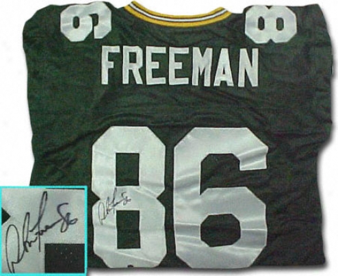 Antonio Freeman Green Bay Packers Autographed Throwback Green Jersey