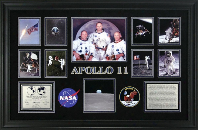 Apollo 11 Commemorative Framed Collectible Collage