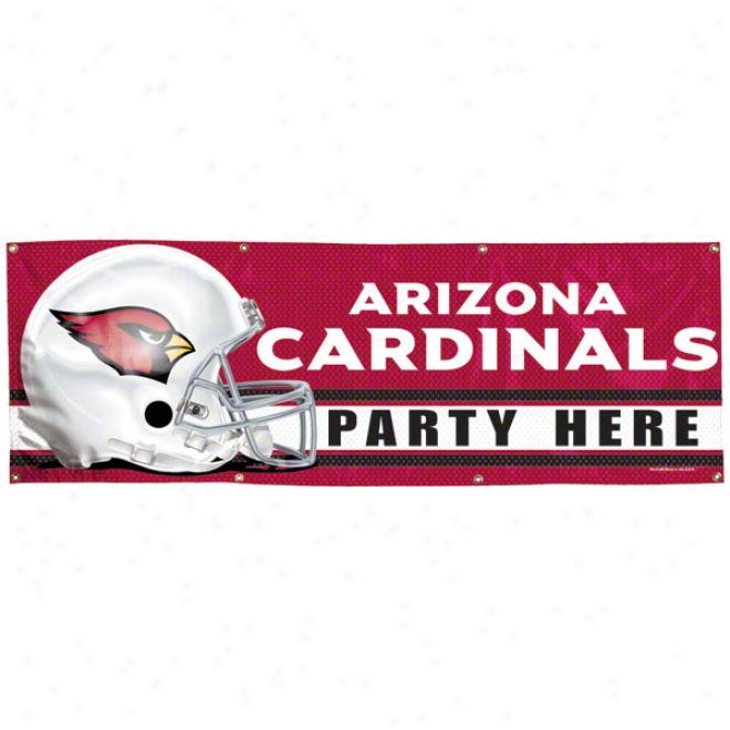 Arizona Cardinals 2x6 Vinyl Banner