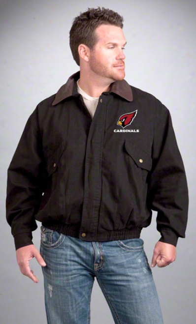 Arizona Cardinals Jacket: Black Reebok Navigafor Jacket