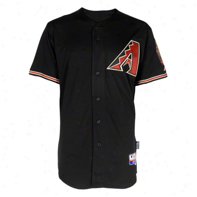 Arizona Diamondbacks Alternate Black Authentic Cool Base␞ On-field Mlb Jersey