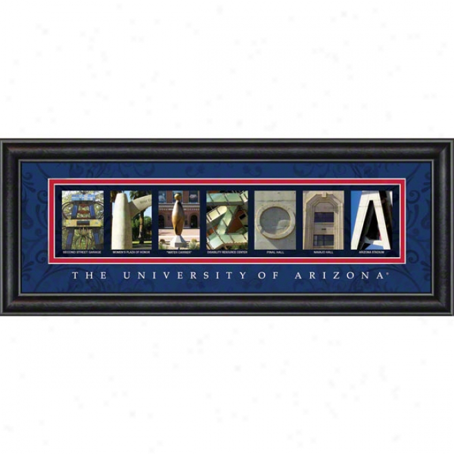 Arizona Wildcats Letter Art