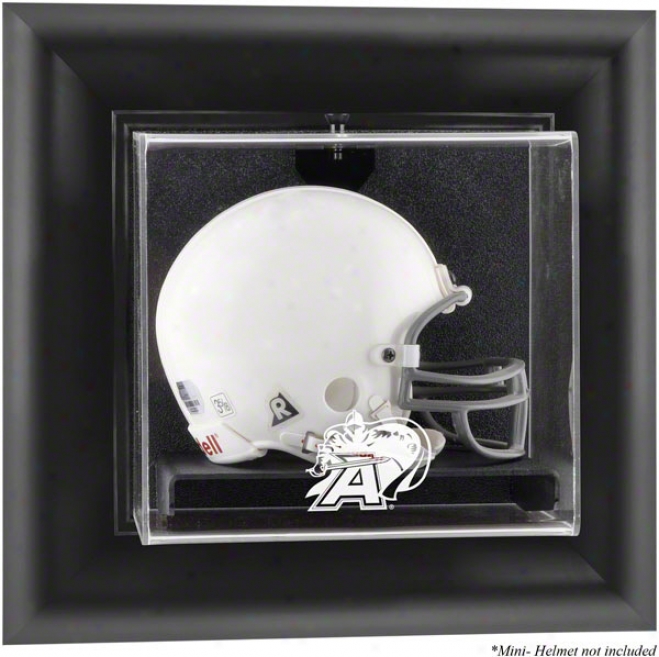 Host Black Knihhts Framed Wall Mounted Logo Mini Helmet Exhibition Case